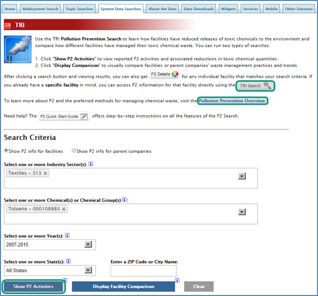 Image Map of P2 Tool